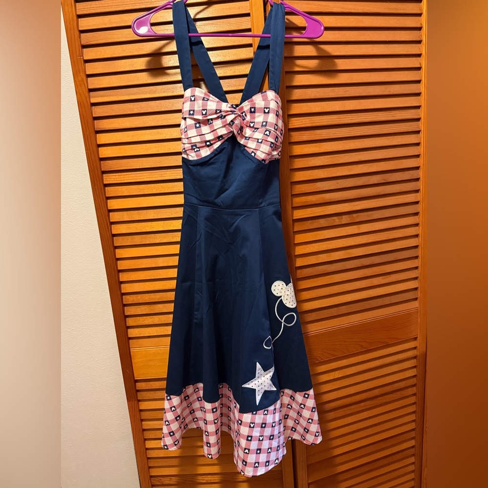 Disney Parks Exclusive All American Girl USA America Patriotic Mickey Dress